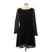 Joie Casual Dress - A-Line: Black Dresses - New - Women's Size Large