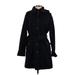 MICHAEL Michael Kors Trenchcoat: Black Jackets & Outerwear - Women's Size Medium