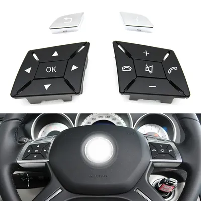 Car Steering Wheel Menu Control Switch Button For Mercedes Benz C E A GLK CLS Class W204 X204 W212