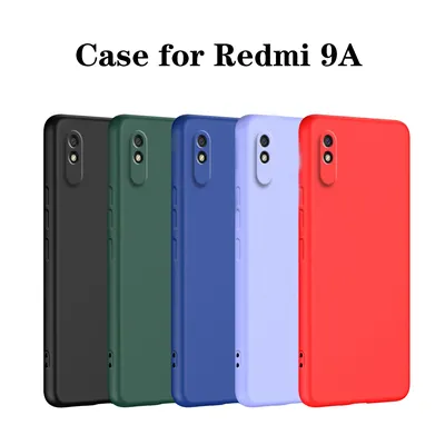 Luxury Liquid Silicone Phone Case for Xiaomi Redmi 9A 9 AT 9i 9AT Cover Cases