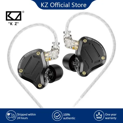 KZ ZS10 Pro 2 Metal Earphone HIFI In Ear Bass Earbud 4-Level Tuning Switch Headphone Sport Monitor