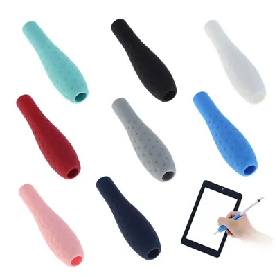 Silicone Ergonomic Grip Holder Protective Cover Case fundas for Apple Pencil iPad Touch Pen iPencil