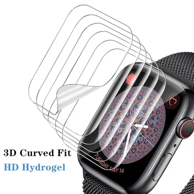 Screen Protector For Apple Watch 44mm 40mm 45mm 41mm 42mm iwatch 6 SE HD FILM Glass Protective Apple watch series 7 8 9 Ultra 2