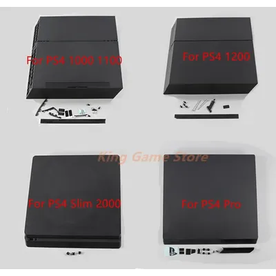 1set Full Housing Shell Case For PS4 1000 1100 For PS4 1200 For PS4 Slim 2000 For PS4 Pro Housing Shell with parts accessories