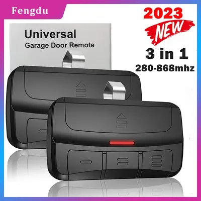 Universal gate remote control Garage Door Control 3 in 1 multifrequency Remote With Clip 280-868mhz