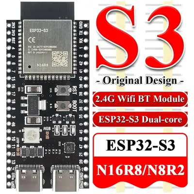 ESP32-S3 Wifi BT Module Development Board for Arduino IDE ESP32-S3-WROOM1 N16R8 N8R2 44Pin Type-C