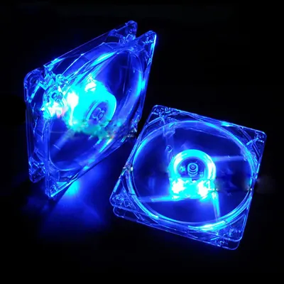 80mm Computer CPU Fan Cooler LED Computer PC Case Cooling Fan Ultra Silent Heatsink 80x80x25mm rgb
