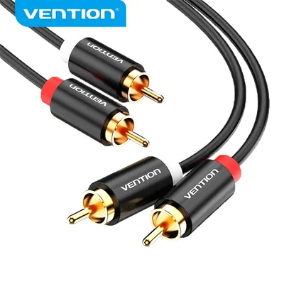Vention 2RCA to 2 RCA Cable HIFI Stereo Male to Male Audio Cable for Home Theater DVD Amplifier TV