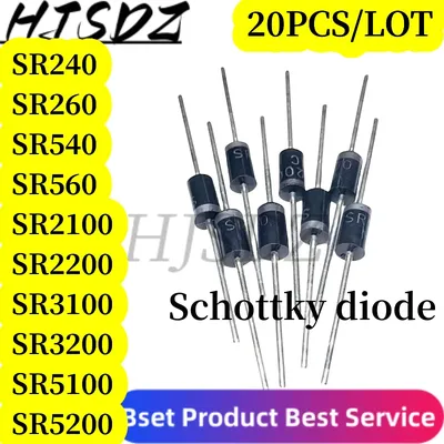 20PCS/LOT SR3100 SB3100 MBR3100 SR5100 SR5200 SR2100 SR2200 SR3200 SR560 SB560 SR240 SR260 SR540