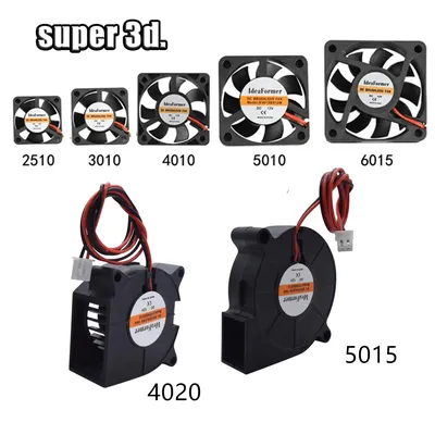 3010/4010/5015/5010/ DC Cooling Fan Centrifugal Blower Fan 5V 12V / 24V Brushless 2-Wire Cooling Fan