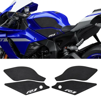 For Yamaha YZF R1 R1M YZFR1 2020 - 2021 Motorcycle Non-slip Side Fuel Tank Stickers Waterproof Pad