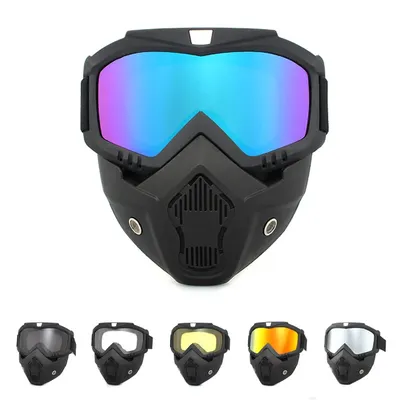Outdoor Sport Windproof Mask Goggle HD Motorcycle Glasses Snowboard Eyewear Riding Motocross Summer