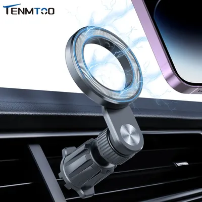 Tenmtoo Magnetic Car Phone Holder Compatible for Magsafe Car Mount Air Vent Portable Car Holder for