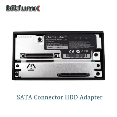 BitFunx GameStar SATA Adapter Compatible 2.5 or 3.5 Inches HDD Hard Drive for Playstation2 PS2 Game