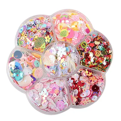 New Stylish Sequin PVC Loose Sequins Crafts Paillettes For Sewing Wedding Decoration DIY Lentejuelas Accessories D1009