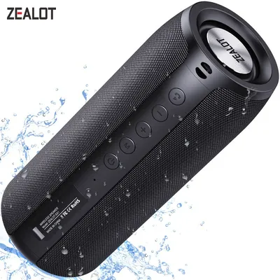 ZEALOT S51 Powerful Bluetooth Speaker Bass Wireless Speakers Subwoofer Waterproof Sound Box Support