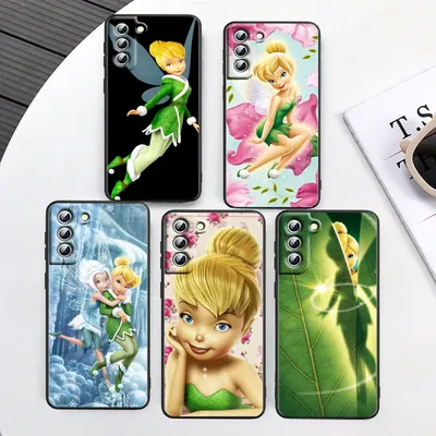 Disney Tinkerbell Princess For Samsung Galaxy S24 S23 S22 S21 S20 FE S10 S10E Plus Ultra Pro Lite 5G