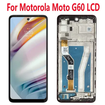 For Motorola Moto G60 LCD Display with frame Touch Screen Digitizer Assembly For Moto G60