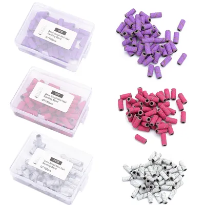 3mm Mini Zebra Nail Sanding Bands Electric Nail Machine Nail Drill Bits UV Gel Acrylic Polish