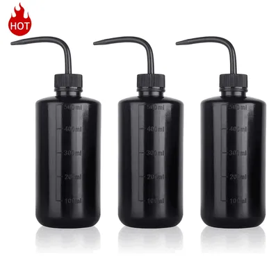 250/500ml Tattoo Spray Bottle Plastic Safety Wash Bottles Lab Tattoo Squeeze Bottle Tattoo