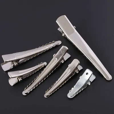 50pcs Hair Clips Hairpins Base for Jewelry Making DIY Handmade Alligator Clamps Accessories