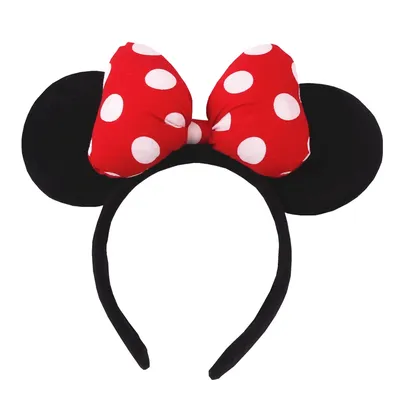 2023 Disney Mouse Ears Headband For Girls Adults 5''Polka Dot Bow Hairband Festival Party Travel DIY