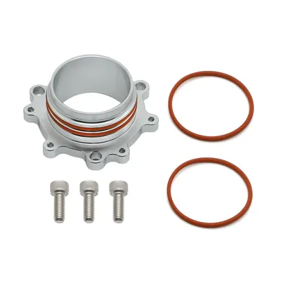 BILLET EXHAUST FLANGE Set For HONDA TRX250R ATC250R 1985 - 1989 250 ATC TRX 250R WITH O-RINGS