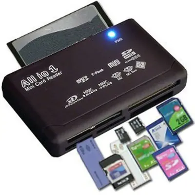 Card Reader USB 2.0 SD Card Reader Adapter TF CF SD Mini SD SDHC MMC MS XD Reading Device Memory