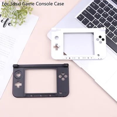 50PA Compatible with 3DS XL LL Replacement Hinge Part Bottom Middle Frame Shell Housing Case for