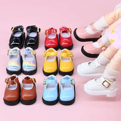 Multiple Colour Obitsu Doll Mary Jane Shoes Dolls Accessories Bjd Doll Leather Shoes Toys For Ddf