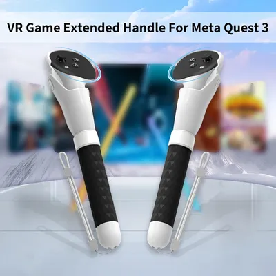 VR Games Extension Handle Controller Grips For Meta Quest 3 Accessories Playing VR Games More