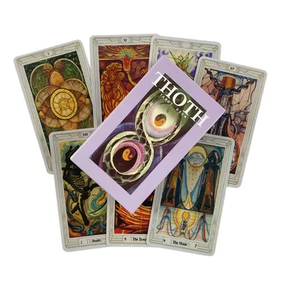 Thoth Tarot Cards Divination Deck English Versions Edition Oracle Board Playing Table Games For