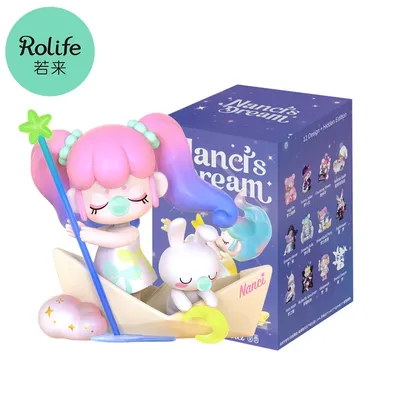 Robotime Rolife Nanci's Dream Blind Box Action Figures Doll Toys Surprise Box Lady Toys for Children