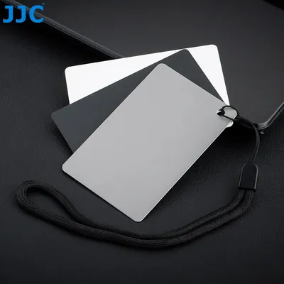 JJC White Balance Card 18% Neutral Grey Card Photography Color Correction Checker Camera Accessory
