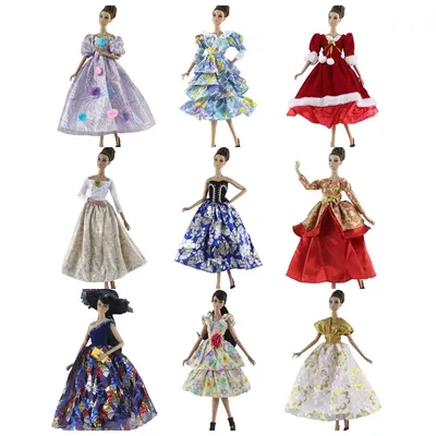 Handmade BABI Doll Clothes Dress Gown for 11.5 inch 30cm Doll Clothes Many Style Gifts for BABI doll accessories #01