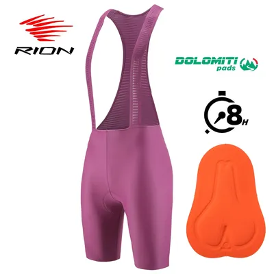 RION Women Cycling Bib Shorts MTB Tights Mountain Bike Jumpsuit Female Braces Bibs Road Bicycle