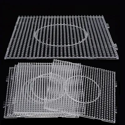 2.6mm/5mm Perler Beads Square Pegboard 3D Puzzle Juguetes For Hama Bead Educational Toys for