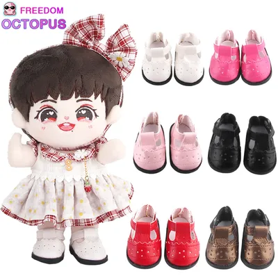 5.5cm Mini Leather Doll Shoes For 1/6 BJD 14 Inch American Doll Boots High-quality Cute Accessories