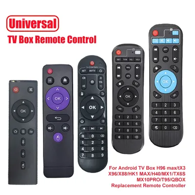 IR Remote Control For Android TV Box H96 max/tX3/X96/X88/HK1 MAX/H40/MX1/TX6S/MX10PRO/T95/QBOX