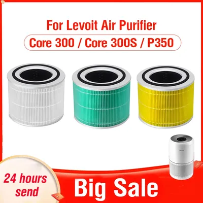 For Levoit Hepa Filter Core 300S for Levoit Air Purifier Core 300 Activated Carbon Filter for Levoit