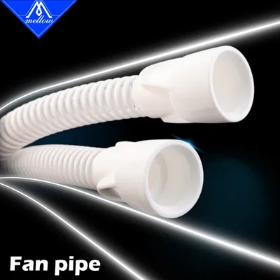 Mellow 1.8M Soft Anti-Fold 15MM CPAP Fan Pipe For Brushless Centrifugal Blower DC WS7040 7040 Fan