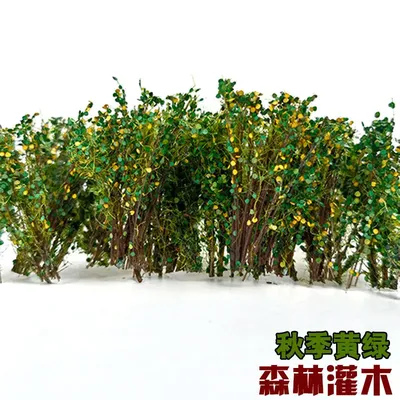 1/35 Model Bush Military Scene Railway Train Layout Building Landscape Materials for DIY Model