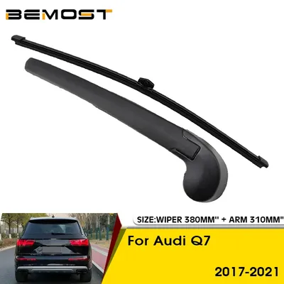 Car Wiper Blade For Audi Q7 2017-2021 Rear Back Windshield Windscreen Rear Wiper 380mm+Arm 310mm Car