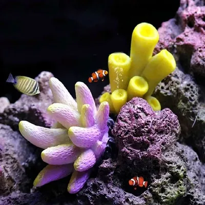 Emulates Starfish Resin Figurine Artificial Fish Tank Decoration Reef Landscape Aquarium Decoration