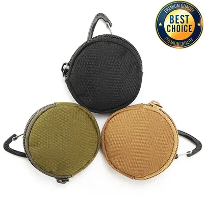 Tactical EDC Men Key Wallet Pocket Outdoor Usb Cable U-Disk Earphone Storage Bag for AirPods