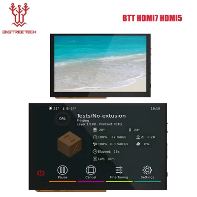 BIGTREETECH HDMI7 V1.2 HDMI5 HDMI Touch Screen 5/7 inch IPS Screen Display 3D Printer Parts For
