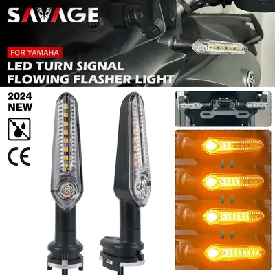 LED Turn Signal Flowing Light For YAMAHA MT07 MT09 SP Tracer 9 900 GT 7 700 GT Motorcycle Flashing