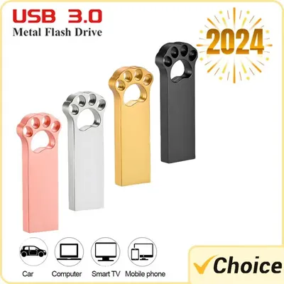 Usb 3.0 Flash Drives High Speed Metal Pendrive 2TB 1TB Portable Usb Drive Waterproof Memoria Usb