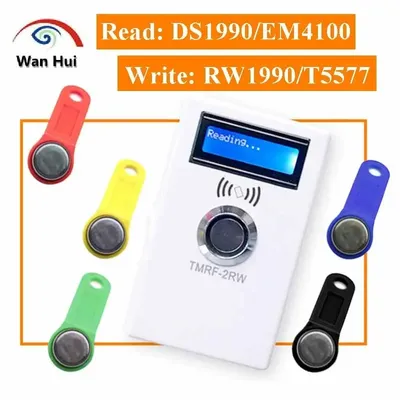 TMRF-2RW iButton Duplicator RFID 125KHz Rewritable Cloner Copier Reader Writer for DS1990A TM1990A