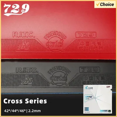 Original Friendship 729 Cross Series Table Tennis Rubber Tacky Pimples-in Ping Pong Training Rubber